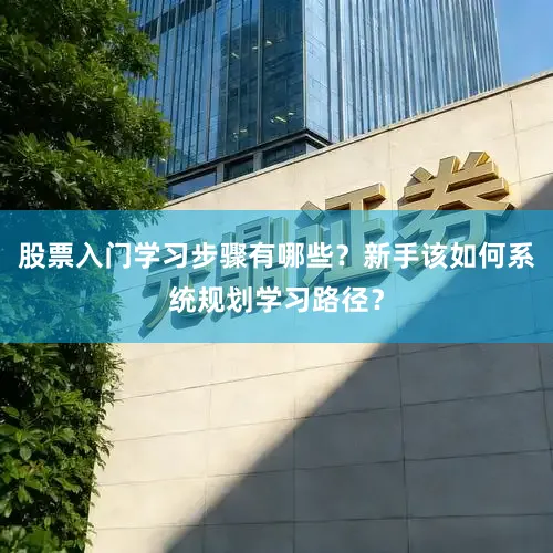 股票入门学习步骤有哪些?新手该如何系统规划学习路径?