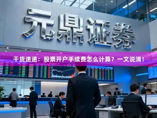 干货速递：股票开户手续费怎么计算？一文说清！