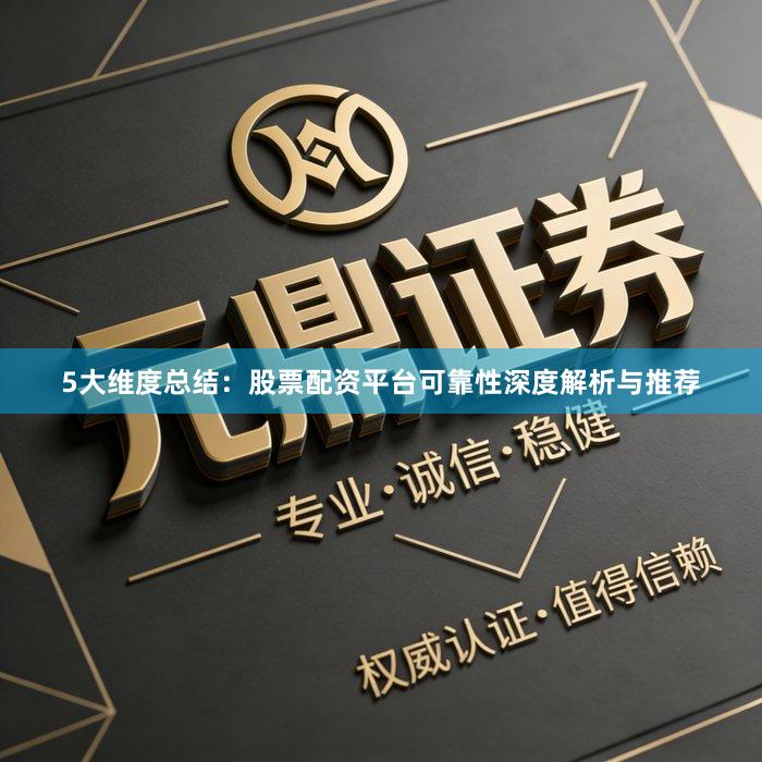 5大维度总结:股票配资平台可靠性深度解析与推荐