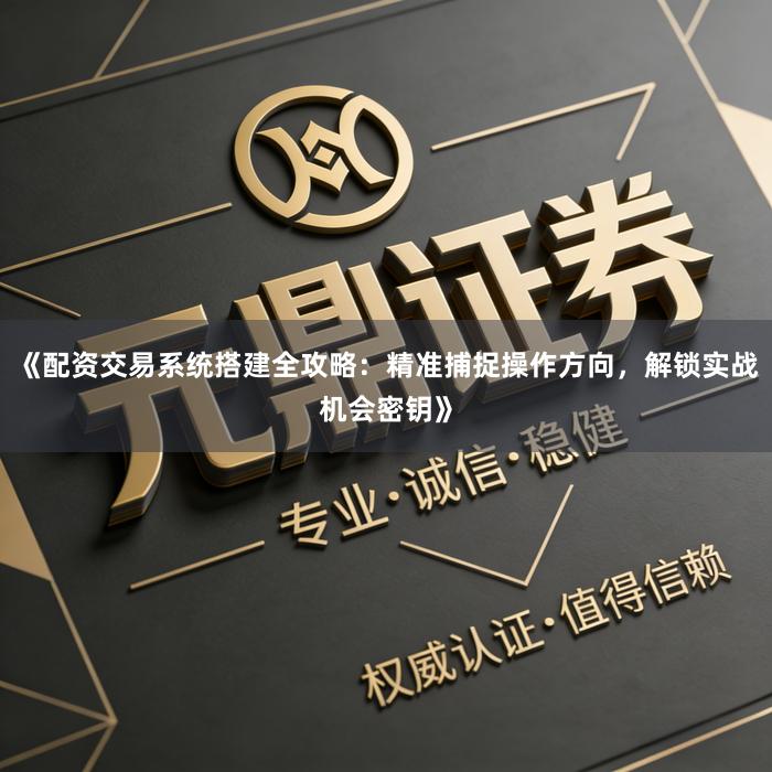 《配资交易系统搭建全攻略：精准捕捉操作方向，解锁实战机会密钥》