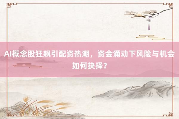 AI概念股狂飙引配资热潮,资金涌动下风险与机会如何抉择?